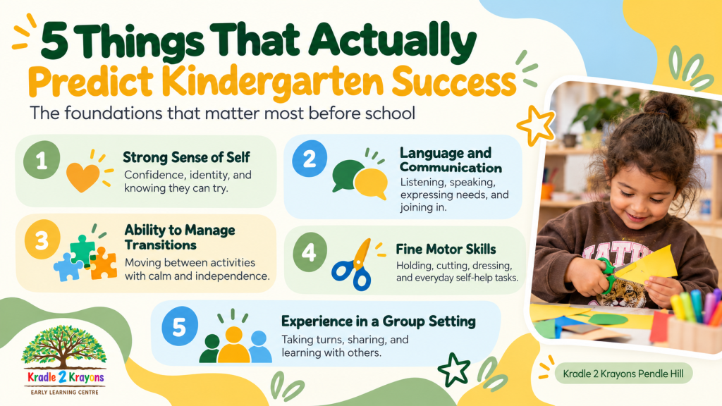 5 things That actually predict kindergarten success 